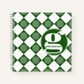 Aangepaste Golf Club Lid Notitieboek / Journal (Voorkant)