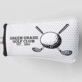 Aangepaste Golf Club Logo Design Golfheadcover (Voorkant)