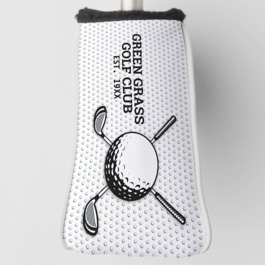 Aangepaste Golf Club Logo Design Golfheadcover (Draai 90)