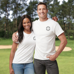 Aangepaste Golf Club Name Classic Personalized T-shirt
