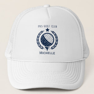 Aangepaste Golf Club Name Classic Trucker Pet