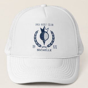 Aangepaste Golf Club Name Classic Trucker Pet