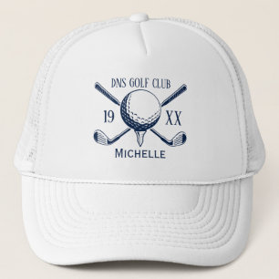 Aangepaste Golf Club Name Classic Trucker Pet