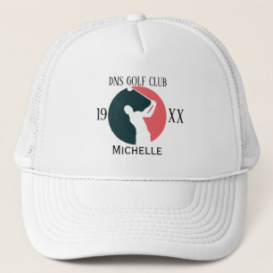Aangepaste Golf Club Name Classic Trucker Pet