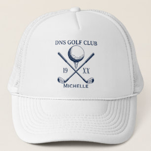 Aangepaste Golf Club Name Classic Trucker Pet
