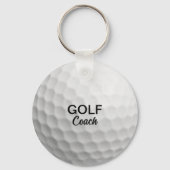 Aangepaste Golf Coach Keepsake Sleutelhanger (Voorkant)