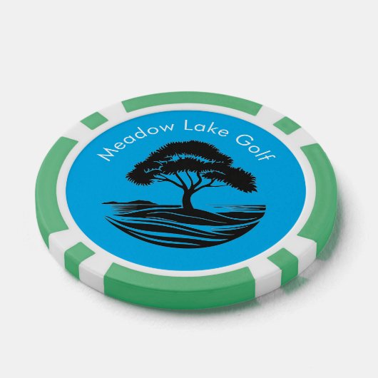 Aangepaste Golf Course Poker Chips (Enkel)