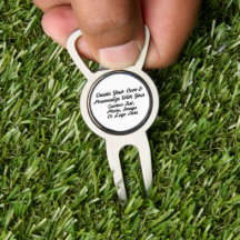 Aangepaste Golf Divot Tools: gepersonaliseerde rep