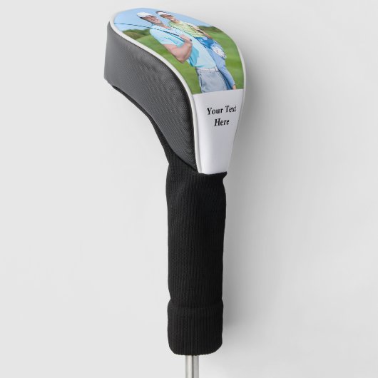 Aangepaste Golf Driver Headcovers met Foto en Teks (Schuin)