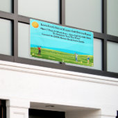 Aangepaste golf driving range zakelijke landschaps spandoek (Buitenkant Gebouw)