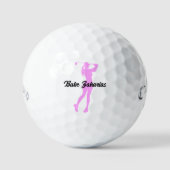 Aangepaste Golf Gepersonaliseerde Golfer Dad Gift Golfballen (Voorkant)