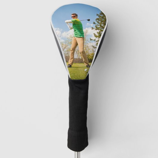 Aangepaste Golf Golfer Foto Golfheadcover (Voorkant)