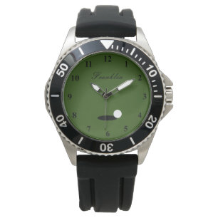 Aangepaste golf horloge cadeau voor golfer en golf