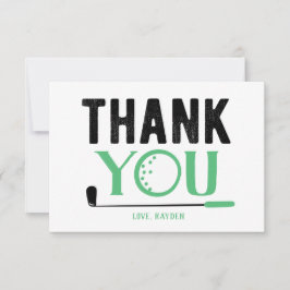 Aangepaste Golf-kaart voor bedankt