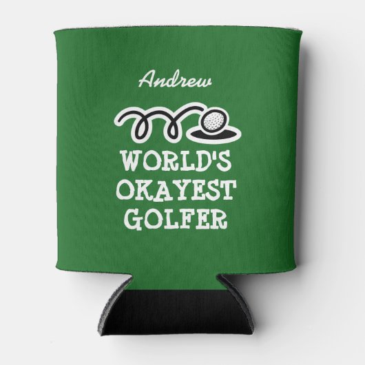 Aangepaste golf koelbox voor 's werelds beste golf blikjeskoeler (Voorkant)