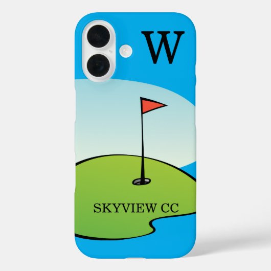 Aangepaste Golf Liefhebber iPhone / iPad hoesje (Achterkant)