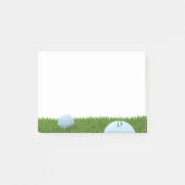 Aangepaste Golf Monogram Golfer's Post it Notes (Voorkant)