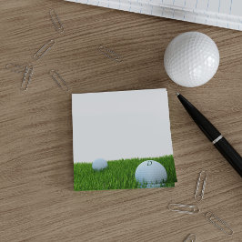 Aangepaste Golf Monogram Golfer's Post it Notes