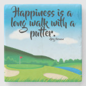 Aangepaste Golf Onderzetter (Voorkant)