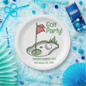 Aangepaste Golf Party Bord Locatie, datum (Feest)