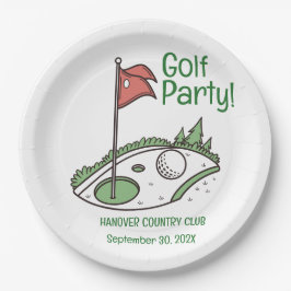 Aangepaste Golf Party Bord Locatie, datum