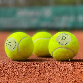 Aangepaste Golf Player Monogram Funny Tennis Balls Tennisballen