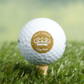 Aangepaste Golf Queen Gouden Kroon Golfballen (Insitu Shirt)