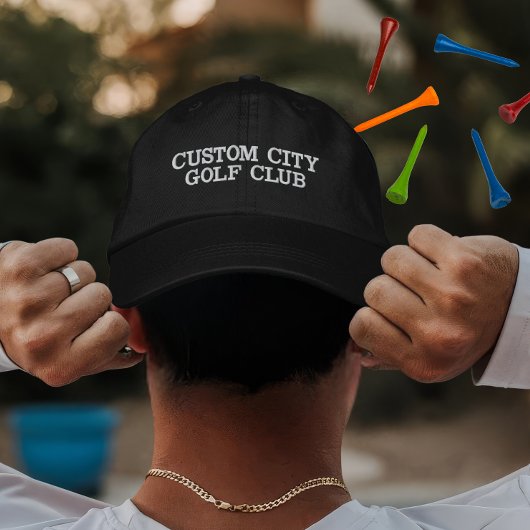 Aangepaste Golf Team Speler Gift Geborduurde Pet