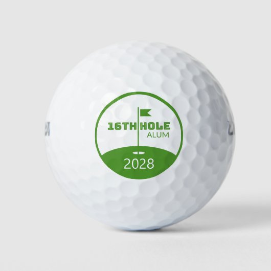 Aangepaste Golf Toernooi Green Golfballen (Voorkant)