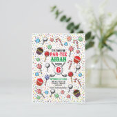 Aangepaste Golf Verjaardag Par-T-shirt Design Kaart (Staand voorkant)