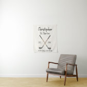 Aangepaste golf verjaardagsbanner heren golf decor wandkleed (In situ)