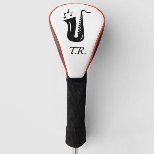 Aangepaste golfafdekking voor saxofone-speler golfheadcover