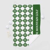 Aangepaste golfbaan / League golfhanddoek (Insitu)