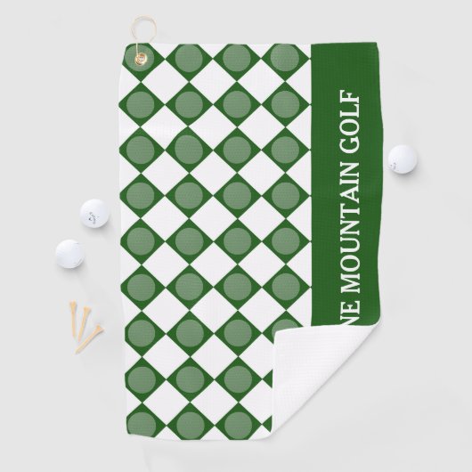 Aangepaste golfbaan / League golfhanddoek (Insitu)