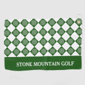 Aangepaste golfbaan / League golfhanddoek (Horizontaal)