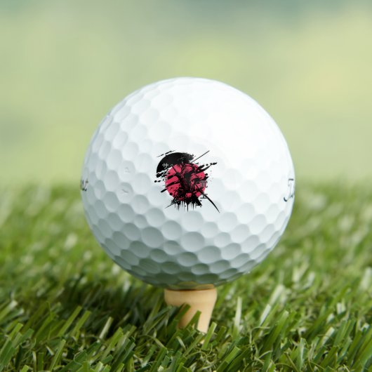 Aangepaste golfbal – Leuke sportdesign Golfballen (Insitu Shirt)
