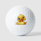 Aangepaste golfbal - Rubber ducky ontwerp Golfballen (Voorkant)