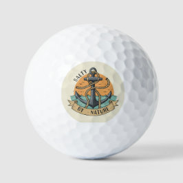 Aangepaste golfbal set- Nautisch geschenk Golfballen