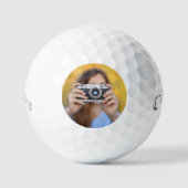 Aangepaste golfballen, gepersonaliseerde foto gezi golfballen (Voorkant)