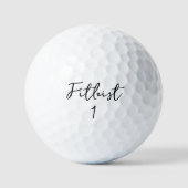 Aangepaste golfballen, gepersonaliseerde Titleist  Golfballen (Voorkant)