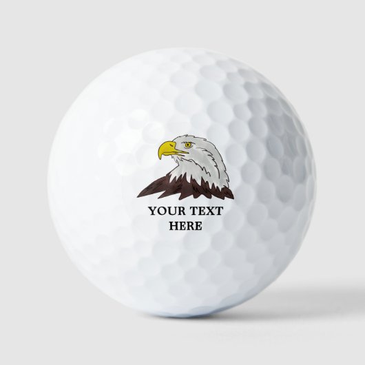 Aangepaste golfballen met een Amerikaanse balletoo (Voorkant)