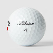 Aangepaste golfballen met logo van rode kersen (Logo)
