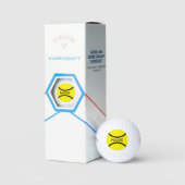 Aangepaste golfballen met naam ideaal voor golfers (Verpakking)