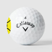 Aangepaste golfballen met naam ideaal voor golfers (Logo)