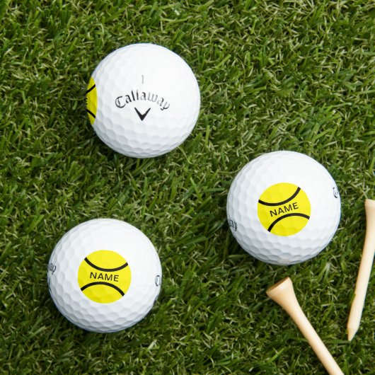 Aangepaste golfballen met naam ideaal voor golfers (Insitu Gras)