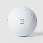 Aangepaste golfballen met zakelijke logo (Voorkant)