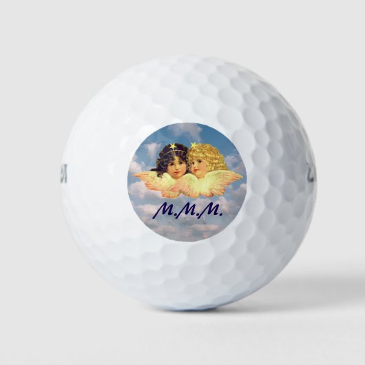 AANGEPASTE GOLFBALLEN PERSOONLIJKE INITIALEN  ANGE (Voorkant)