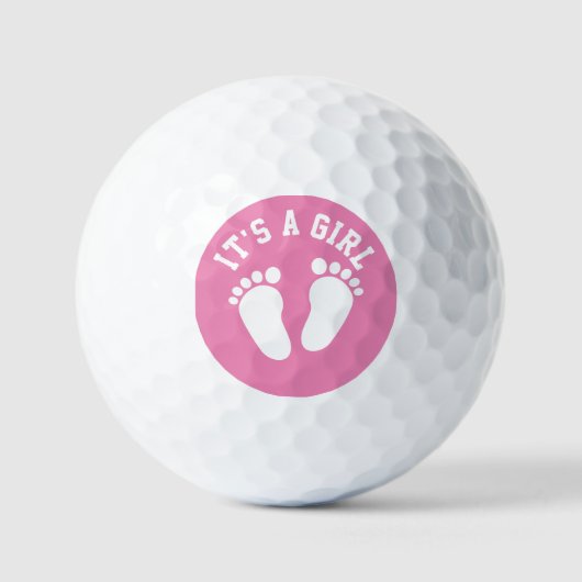 Aangepaste golfballen voor baby shower feest voor  (Voorkant)