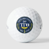 Aangepaste golfballen w / 50e Jubileum Logo (Voorkant)
