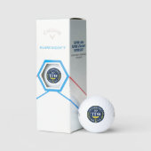 Aangepaste golfballen w / 50e Jubileum Logo (Verpakking)